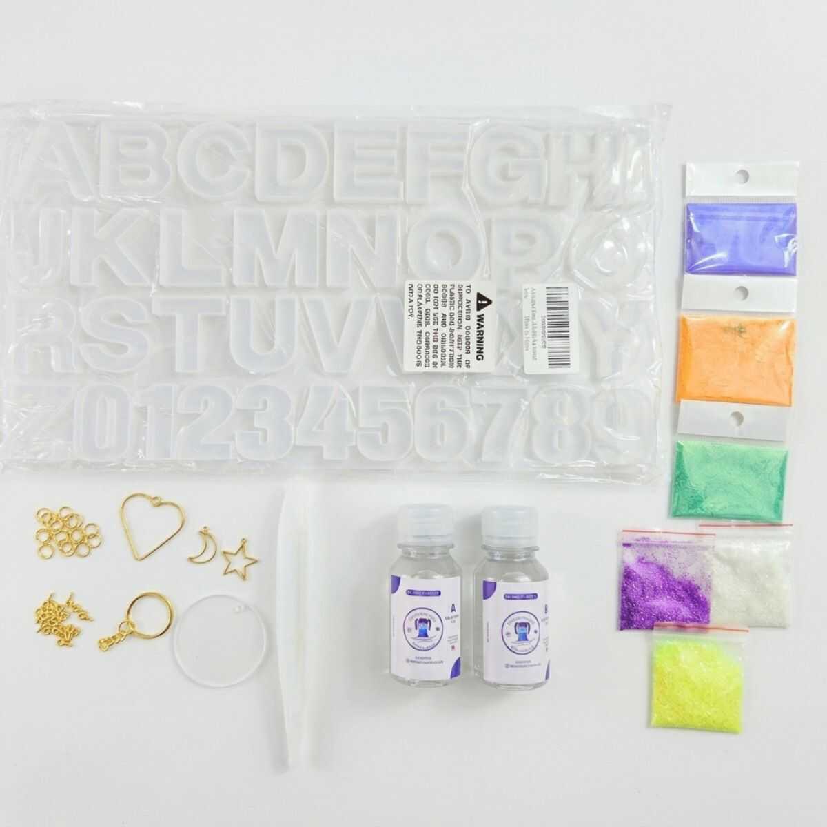 Kit de Resina Epóxica: Llaveros y Accesorios