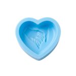 Molde Silicona Corazón con Manos Unidas en Relieve 3D