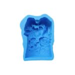 Molde de Silicona Premium Pies de Bebé con Rosas en Relieve para Velas y Jabones