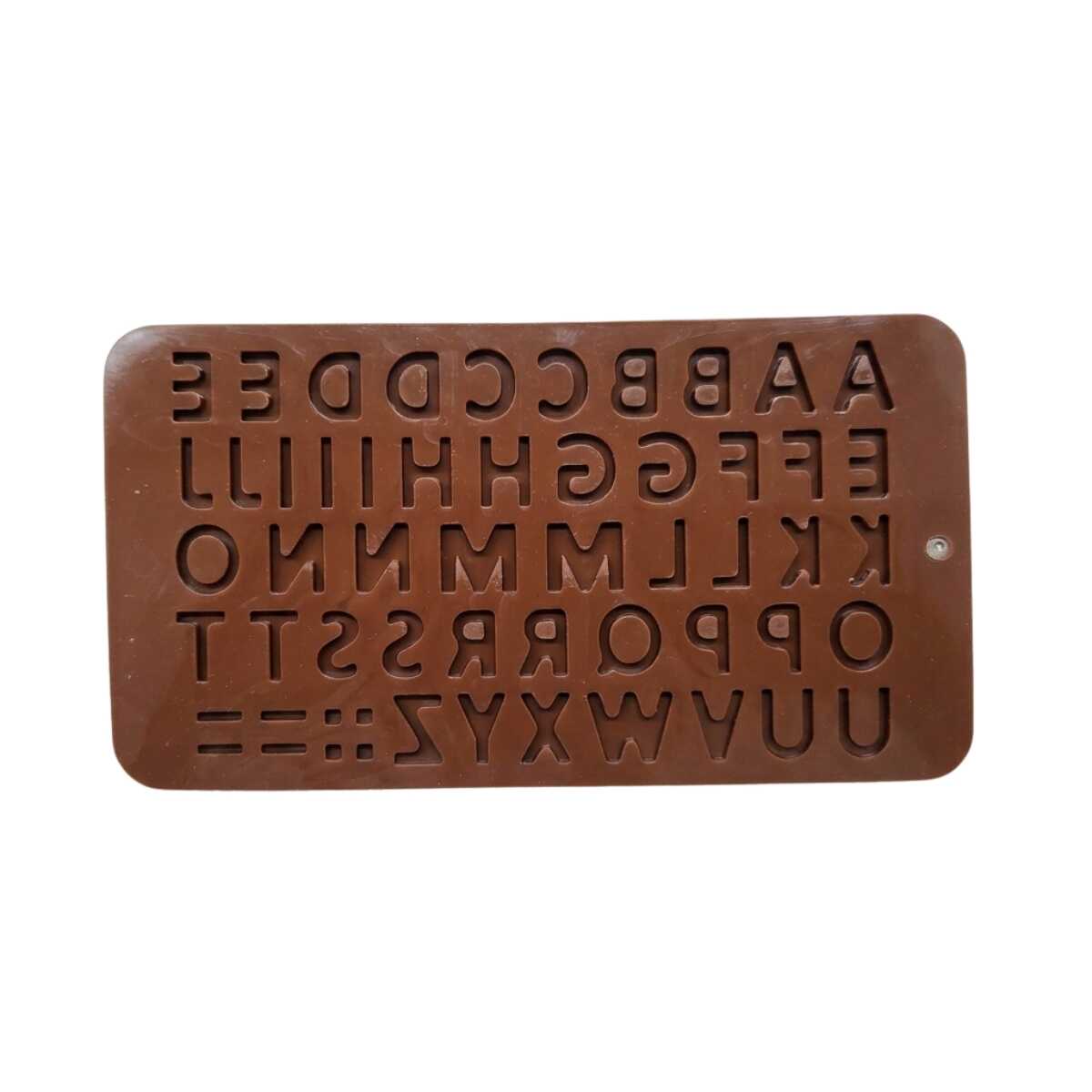 Molde Silicona Mini Abecedario Múltiple: Letras para Encapsular