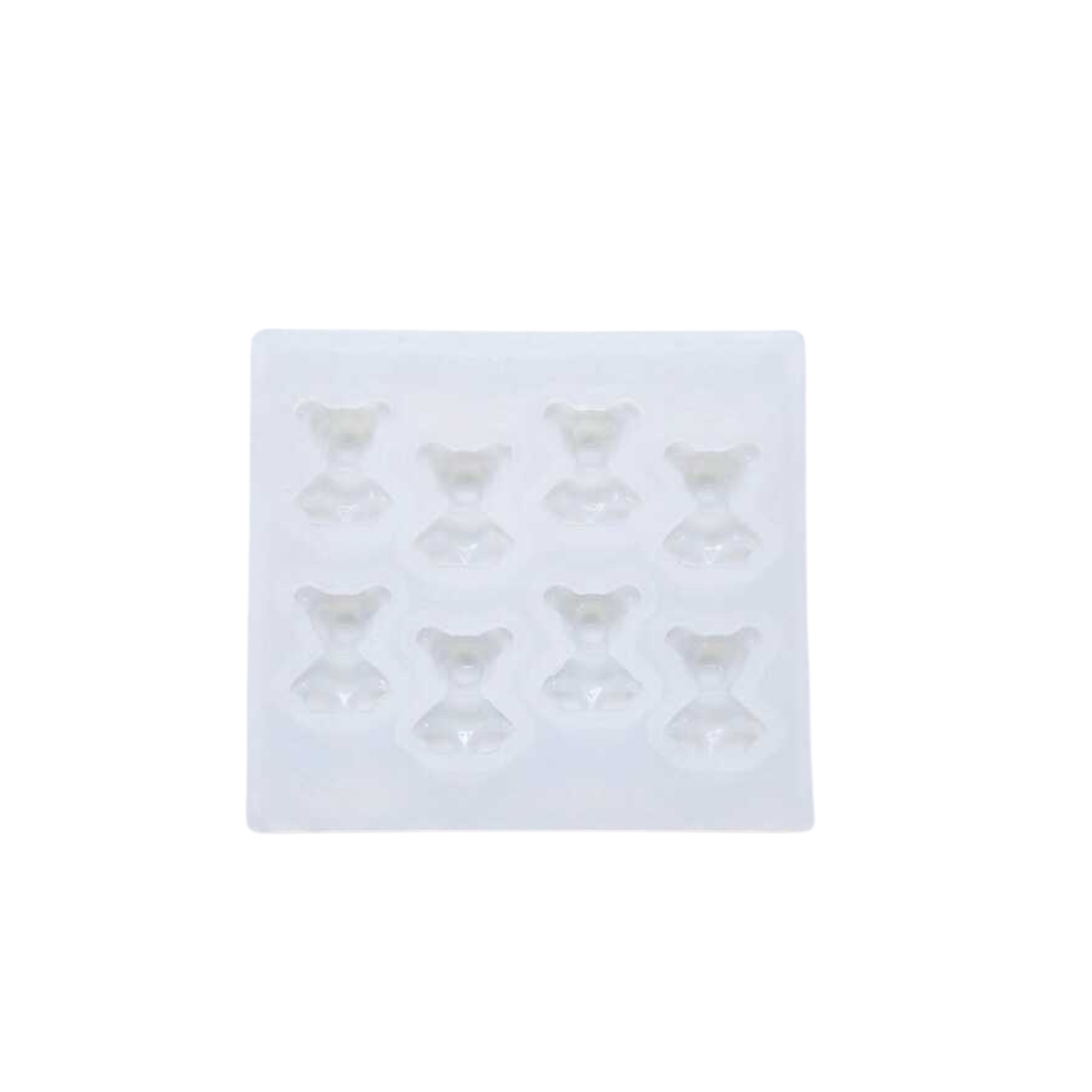 Molde Silicona 8 Mini Ositos de Goma (Resina y Wax Melts)