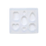 Molde Silicona Set 7 Dijes Facetados de Joyería (Con Perforación)