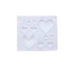 Molde Silicona Set 11 Corazones Multitamaño para Resina