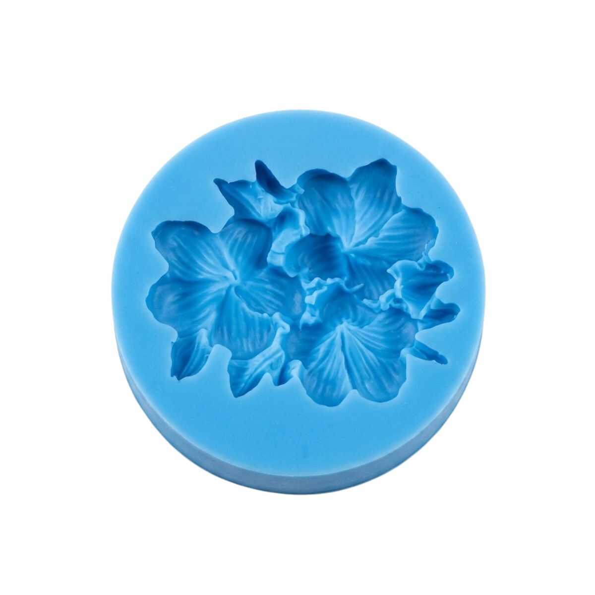 Molde de Silicona Premium Ramo de Flores en Relieve para Velas Decorativas