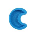 Molde Silicona Media Luna con Textura Mandala para Velas Decorativas