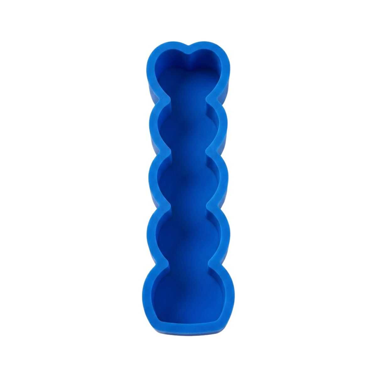 Molde de Silicona Premium Barra de Corazones Apilados en Relieve para Velas Decorativas